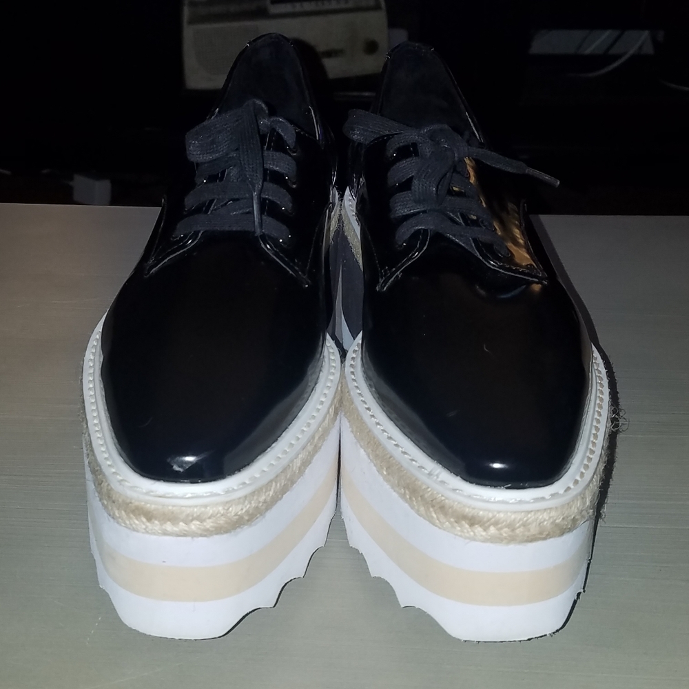 NWOT! MANGO Contrast Platform Size 39 Shoes - Picture 11 of 16